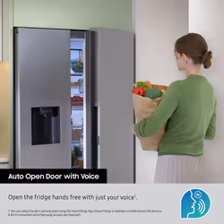 Samsung Series 9 AI Home RS90F64EETEU 634L Smart American Fridge Freezer, Silver - Additional view 6