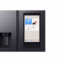 Samsung Family Hub RS90F66BEFEU 614L Smart American Fridge Freezer, Black - Additional view 3