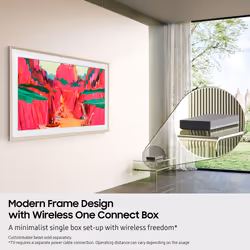 Samsung 2025 55" The Frame Art Mode QLED 4K HDR Smart TV 139.7 cm (55") 4K Ultra HD Wi-Fi Black