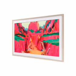Samsung 75” Customisable Frame White Bezel (2025) - Sand Gold
