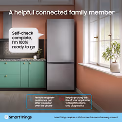 Samsung Series 8 SpaceMax RB50DG632ES9EU 505L Smart Combi Fridge Freezer, Silver - Additional view 8