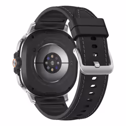 Samsung Galaxy Watch8 Classic 3.3 cm (1.3") AMOLED 46 mm Digital 438 x 438 pixels Touchscreen Silver Wi-Fi GPS (satellite) - Additional view 4