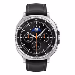 Samsung Galaxy Watch 8 Classic 3.3 cm (1.3") AMOLED 46 mm Digital 438 x 438 pixels Touchscreen Silver Wi-Fi GPS (satellite) - Additional view 2