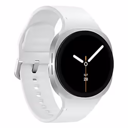 Samsung Galaxy Watch 8 3.3 cm (1.3") AMOLED 40 mm Digital 438 x 438 pixels Touchscreen Silver Wi-Fi GPS (satellite)