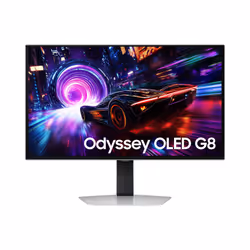 Samsung 27" Odyssey OLED G81SF 240Hz Gaming Monitor, 68.6 cm (27"), 2160 x 3840 pixels, 4K Ultra HD, OLED, 0.03 ms, Silver
