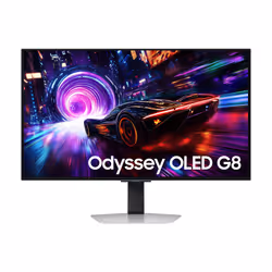 Samsung 32” Odyssey OLED G81SF 240Hz Gaming Monitor, 81.3 cm (32"), 2160 x 3840 pixels, 4K Ultra HD, OLED, 0.03 ms, Silver