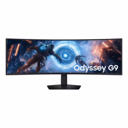 Samsung 49" Odyssey G91F 144Hz Gaming Monitor, 124.5 cm (49"), 5120 x 1440 pixels, Dual QHD, LCD, 1 ms, Black