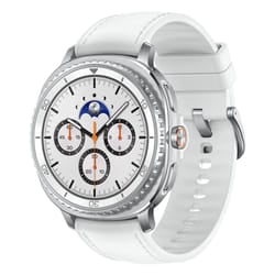 Samsung Galaxy Watch 8 Classic 3.3 cm (1.3") AMOLED 46 mm Digital 438 x 438 pixels Touchscreen 4G Silver Wi-Fi GPS (satellite)