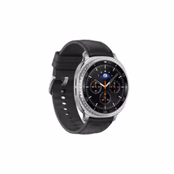 Samsung Galaxy Watch 8 Classic 3.3 cm (1.3") AMOLED 46 mm Digital 438 x 438 pixels Touchscreen 4G Silver Wi-Fi GPS (satellite) - Additional view 3