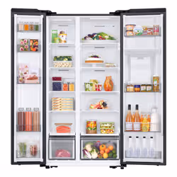 Samsung Series 7 RS57DG410EB4EU SpaceMax 578L Smart American Fridge Freezer, Black, E Rated - Additional view 2