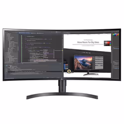 LG 34WN80C-B, 86.4 cm (34"), 3440 x 1440 pixels, Quad HD, 5 ms, Black