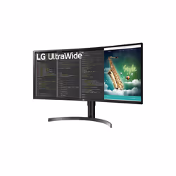 LG 35WN75C-B computer monitor 88.9 cm (35") 3440 x 1440 pixels UltraWide Quad HD Black