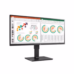 LG 34BN770-B, 86.4 cm (34"), 3440 x 1440 pixels, UltraWide Quad HD, LCD, 5 ms, Black