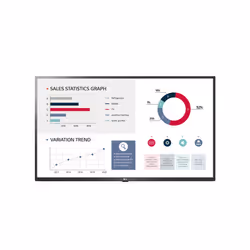 LG 50UL3G-B, Digital signage flat panel, 127 cm (50"), IPS, 3840 x 2160 pixels, Wi-Fi, 16/7