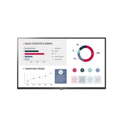 LG 50UL3G-B Signage Display Digital signage flat panel 127 cm (50") IPS Wi-Fi 400 cd/m² 4K Ultra HD Black Built-in processor 16/7