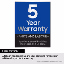 Samsung RI70 SpaceMax™ RR70H39DEFEU 382L Smart Tall Fridge, Gentle Black - Additional view 7