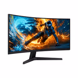 Samsung ODYSSEY 34 INCH G55H Monitor 34 inch UWQHD VA 180 Hz 1 ms curved 21:9 - Additional view 4