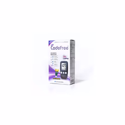 Codefree Blood Glucose Monitor | Diabetes Monitoring Meter Tester | Blood Sugar Testing Kit with Strips, Lancets, Case - in mmol/L