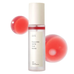 Falling Into The Rose Mist 3.38 Fl Oz 3in1 Multi-Care Mist Toner+Mist+Serum for Hydration & Oil Balance Certified by Cosmos Organic and Vegan Korean S