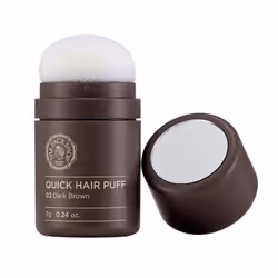 The Face Shop Quick Hair Puff - Dark Brown - Root Touch Up Hair Color Hairline Powder Conceals Hair Loss Hair Toppers for W ...
