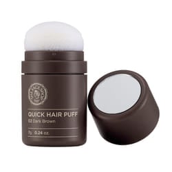 The Face Shop Quick Hair Puff - Dark Brown - Root Touch Up Hair Color  Hairline Powder Conceals Hair Loss  Hair Toppers for Women & Men - Hair Fibers