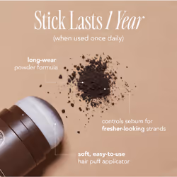The Face Shop Quick Hair Puff - Dark Brown - Root Touch Up Hair Color  Hairline Powder Conceals Hair Loss  Hair Toppers for Women & Men - Hair Fibers