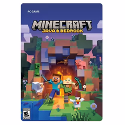 Microsoft Minecraft: Java & Bedrock Edition, PC, Multiplayer mode, E10+ (Everyone 10+), Download