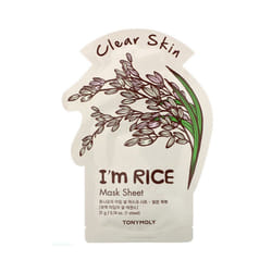 Tony Moly, I'm Rice, Clear Skin Mask Sheet, 1 Sheet, 0.74 oz (21 g)