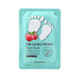 Tony Moly, I'm Lovely Peach, Foot Mask, 2 Sheet, 0.56 oz (16 g)