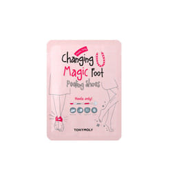 TONYMOLY Changing U Magic Foot Peeling Shoes  Exfoliating Foot Mask for Dry  Cracked Heels & Callus Removal  Baby Soft Feet Spa Treatment at Home  1 P