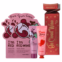 TONYMOLY On Cloud Wine Red Wine Skincare Set