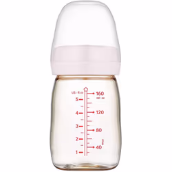 Premium Spectra PPSU Wide Neck Baby Bottle - 1 x 160ml Bottle with Slow Flow Teat