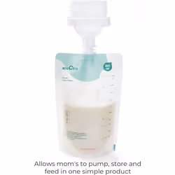 Spectra Milk Storage Bags 200 ml - 10 Count - Connector Included