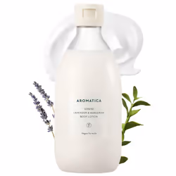 AROMATICA Serene Body Lotion Lavender & Marjoram 10.14oz / 300ml Vegan | Soothing Body Moisturizer | Light Relaxing Scent | ...