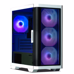 Zalman M4 WHITE computer case Mini Tower Black, White