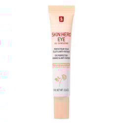 Erborian Skin Hero Eye Cream- Peach Tinted Under Eye Cream Perfector for Dark Circles, Puffiness, Wrinkles & Fine Lines - Hydrating Korean Skin Care w