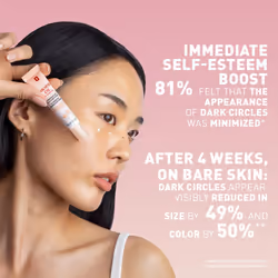 Erborian Skin Hero Eye Cream- Peach Tinted Under Eye Cream Perfector for Dark Circles, Puffiness, Wrinkles & Fine Lines - Hydrating Korean Skin Care w