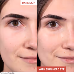 Erborian Skin Hero Eye Cream- Peach Tinted Under Eye Cream Perfector for Dark Circles, Puffiness, Wrinkles & Fine Lines - Hydrating Korean Skin Care w