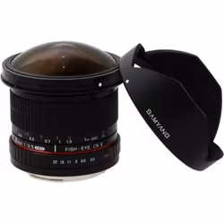 Samyang 8mm f/3.5 Asph IF MC Fisheye CSII DH SLR Wide fish-eye lens Black