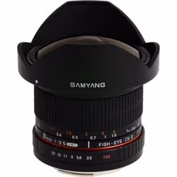 Samyang 8mm f/3.5 Asph IF MC Fisheye CSII DH SLR Wide fish-eye lens Black - Additional view 4