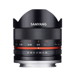 Samyang 8mm F2.8 UMC Fish-eye II SLR Wide fish-eye lens Black