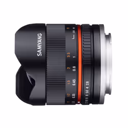 Samyang 8mm F2.8 UMC Fish-eye II SLR Wide fish-eye lens Black