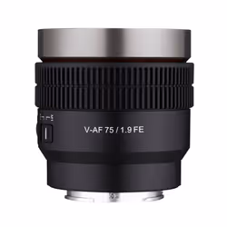 Samyang SYCAF75-NEX, Cinema lens, Sony E, Auto focus