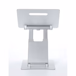 POUT Eyes3 Lift - Aluminium telescopic laptop stand, silver and blue - Additional view 4