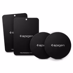 Spigen 000EP20342, Fastening plate, Any brand, Black, Metal, 8 pc(s)