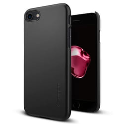 Spigen Thin Fit mobile phone case 11.9 cm (4.7") Cover Black