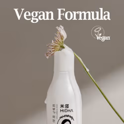 MIDHA Rice Milk Face Lotion - Skin Moisturizer for All Skin Types  Vegan  Unscented  6.7 Fl Oz