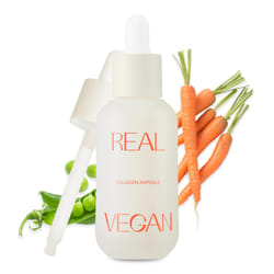 KLAVUU Real Vegan Collagen Ampoule - Enhances Skin Elasticity  Providing Deep Hydration to Dry Skin for a Radiant  Youthful Glow - 1.01 Fl oz