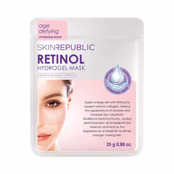 SkinRepublic Retinol Hydrogel Face Mask 25g, Lifting mask, Women, Normal skin, Anti-wrinkle, Firming, Sheets, 25 g