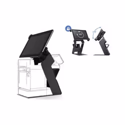 Bixolon RTS-Q300 holder Display Black - Additional view 2